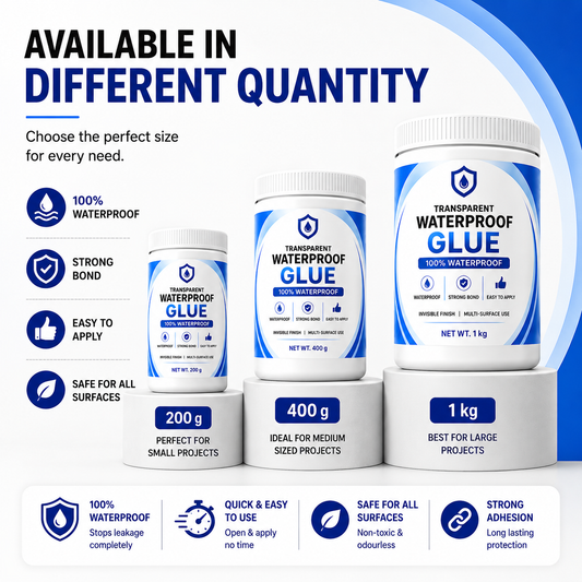 Transparent Waterproof Glue + Free Brush π₯- Buy 1 Get 1 Free