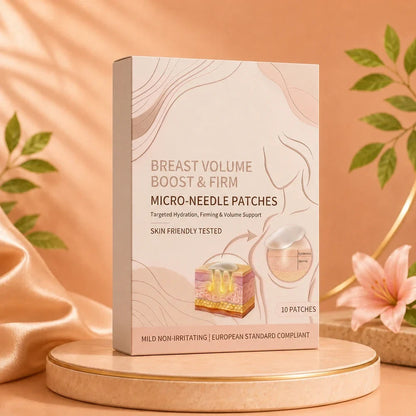 ✨ Breast Volume Boost & Firm Micro-Needle Patches
