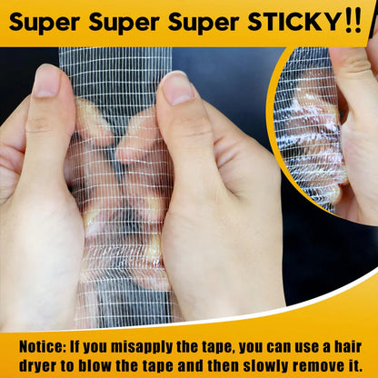 Strong Fiberglass Mesh Tape - Heavy Duty Double Sided 5 meters (Buy 1 Get 1 Free)