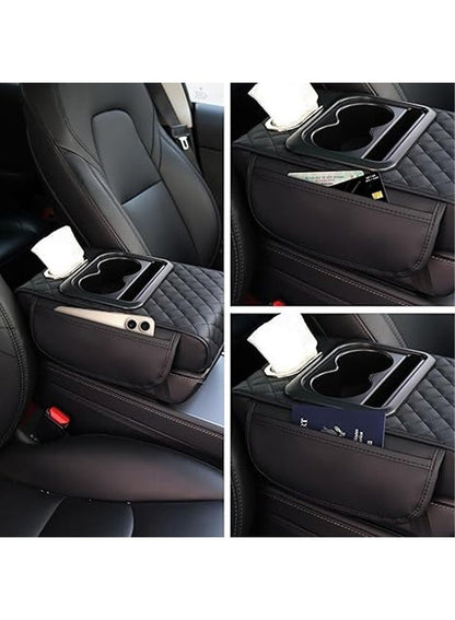 5-in-1 Leather Car Center Console Armrest Pad