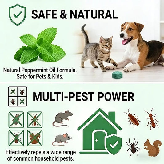 PestShield™ Rat & Cockroach Repellent Tablets  Buy 1 Get 1 Free
